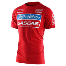 Load image into Gallery viewer, TLD GASGAS Team Youth Tee Red