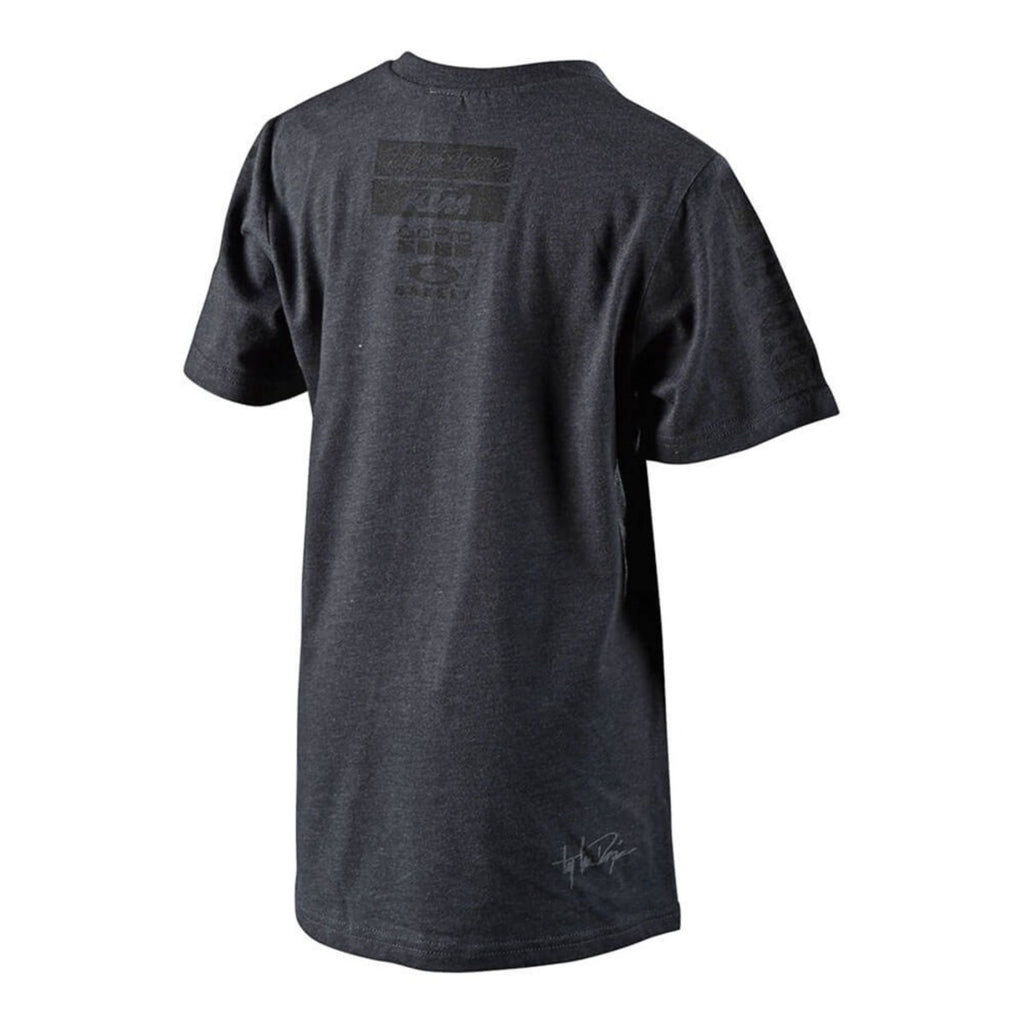 TLD KTM TEAM TEE CHARCOAL HTR YOUTH