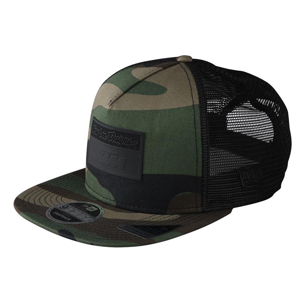 TLD KTM Team Camo Snapback Green/Tan