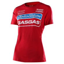 Load image into Gallery viewer, TLD GASGAS Team Womens Tee Red
