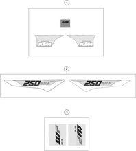Load image into Gallery viewer, KTM DECAL REAR PART 250 SX-F