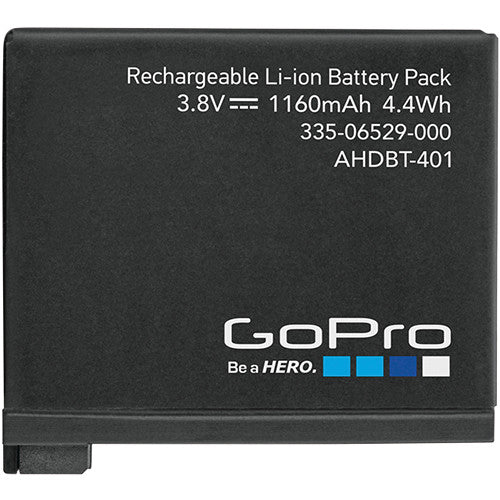 GoPro Rechargeable Battery (H4 Blk-Slvr)