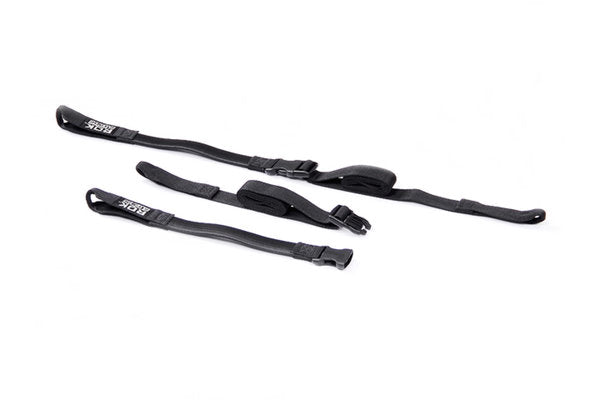 SW MOTECH ROK straps. 2 adjustable straps. Black. 500-1500 mm