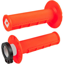 Load image into Gallery viewer, ODI V2 Waffle Lock-On Grips Fluorescent Orange