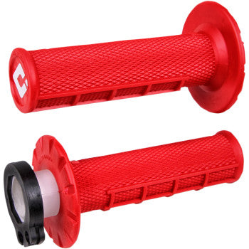 ODI V2 Waffle Lock-On Grips Red