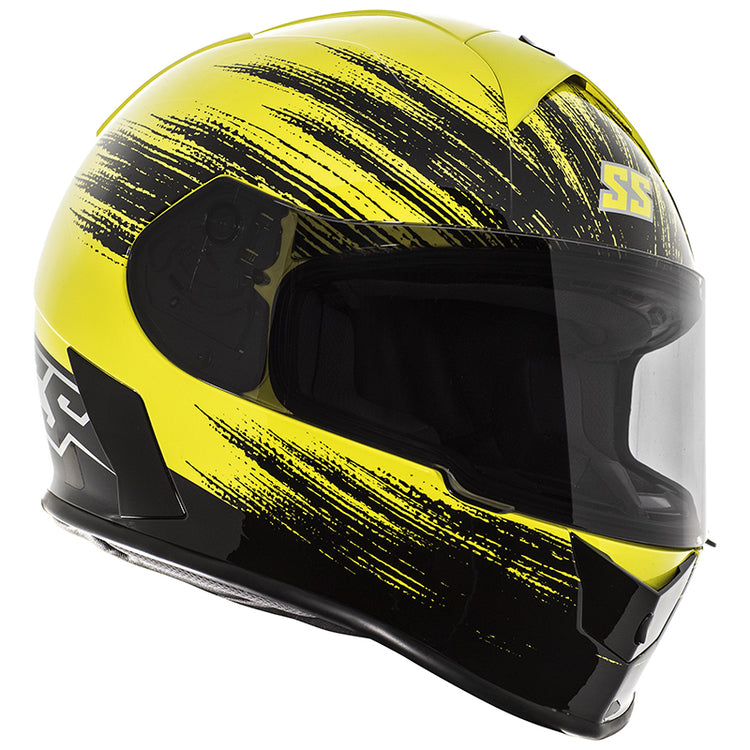 SPEED AND STRENGTH SS900 Evader Helmet Hi-Vis Yellow-Black