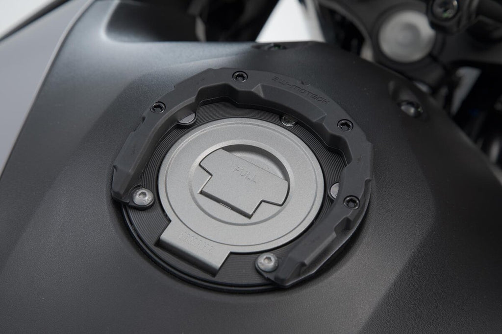 SW MOTECH PRO tank ring. Black. Ducati- Triumph- Yamaha. Tank w. 5 screws