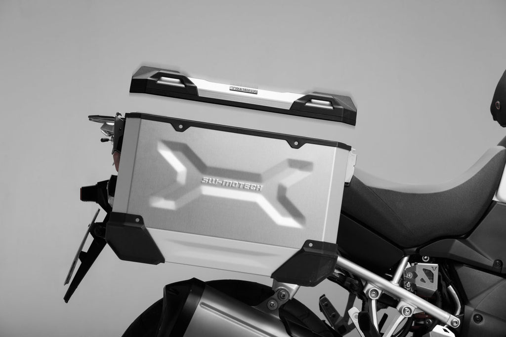 SW MOTECH TRAX Gear+Side Lid Net L Blk TRAX