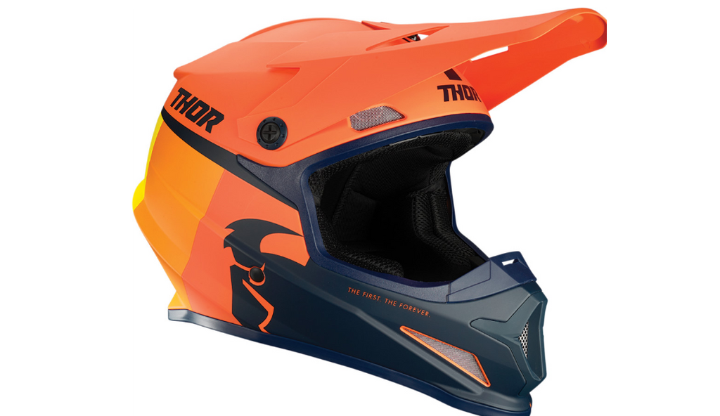 THOR Sector Racer Helmet Orange-Midnight