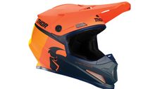 Load image into Gallery viewer, THOR Sector Racer Helmet Orange-Midnight