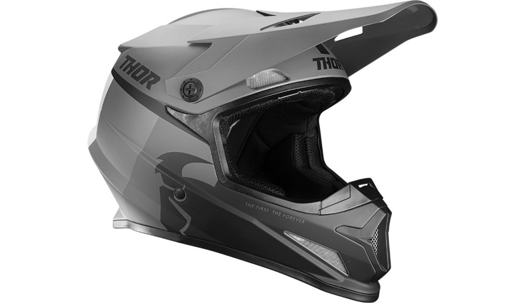 THOR Sector Racer Helmet Black-Charcoal