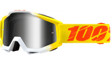 100% ACCURI Goggles - Zest - Silver Mirror