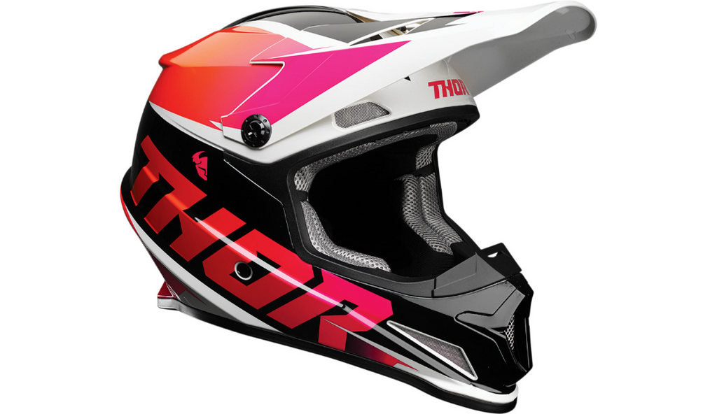 THOR Sector Fader Helmet Orange-Magenta