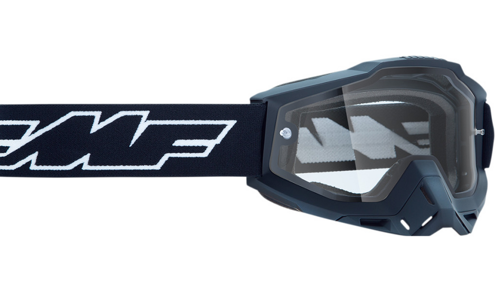 FMF PowerBomb Enduro Rocket Goggles Black - Clear