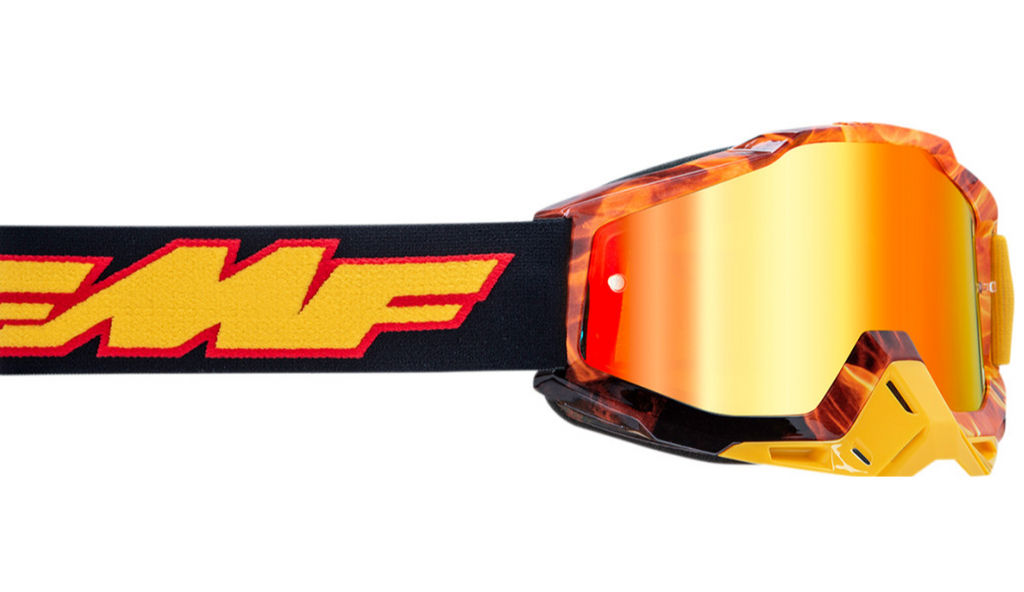 FMF PowerBomb Spark Youth Goggles Red Mirror