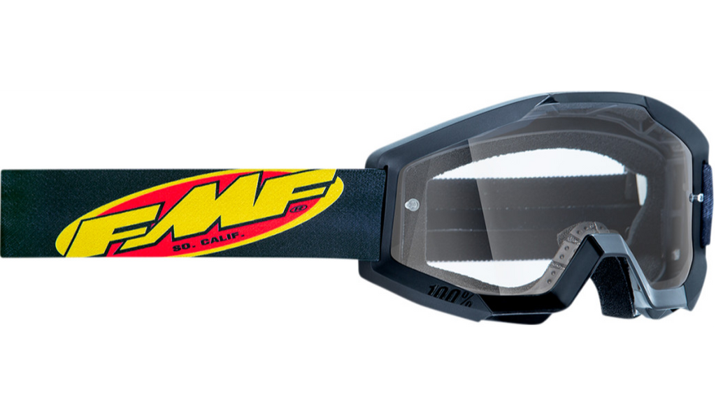 FMF PowerCore Core Youth Goggles Black - Clear