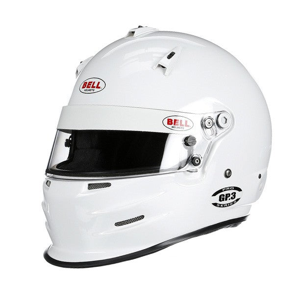 BELL GP3 SPORT WHITE (HANS) LRG(60-61)