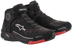 ALPINESTARS CR-X Drystar® Riding Shoes Black Camo-Red