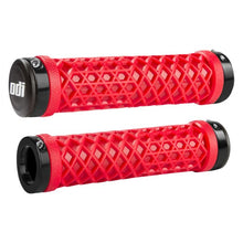 Load image into Gallery viewer, ODI Lock-On Grips, Bright Red 25 Black Clamps